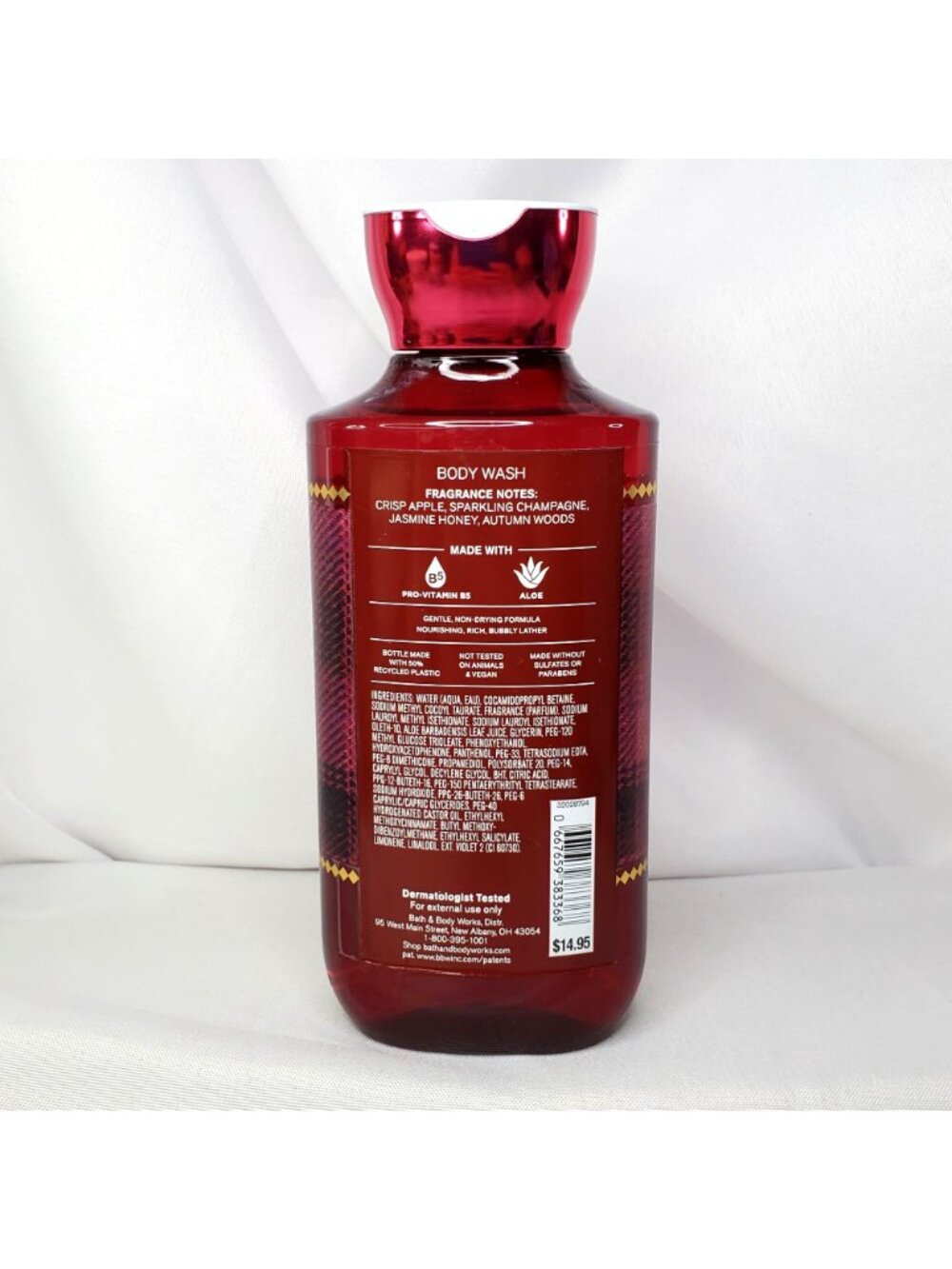 Bath & Body Works Champagne Apple & Honey Body Wash 10 Fl Oz - Picture 5 of 6